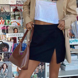 PRINCESS POLLY - THE LOLA MINI SKIRT BLACK